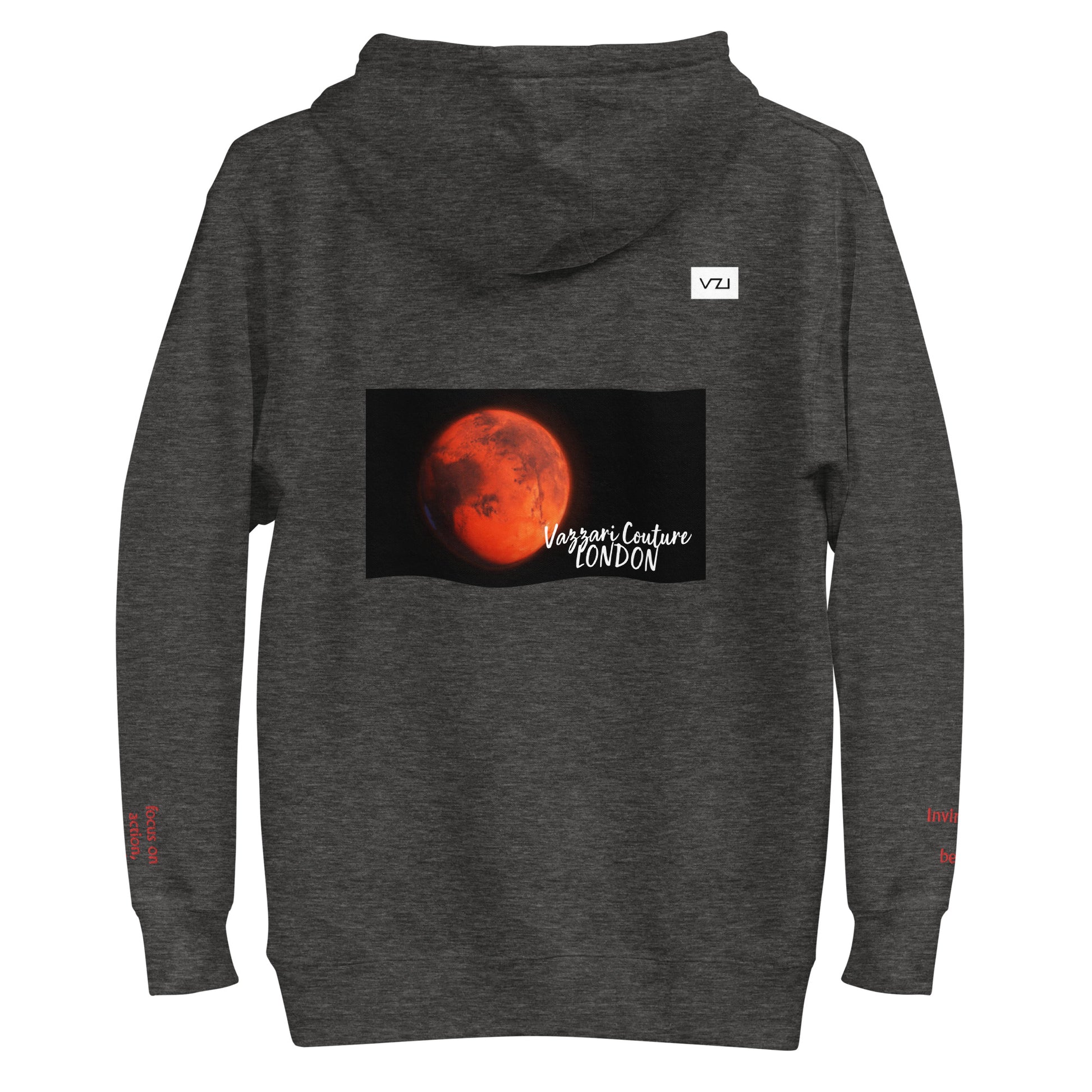 VZI Marsiva Unisex Hoodie - Classic Cotton for Action, Strength, and Power