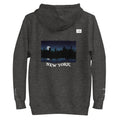 Vazzari Lunaris Hoodie – Charcoal Heather – back view – clean studio shot