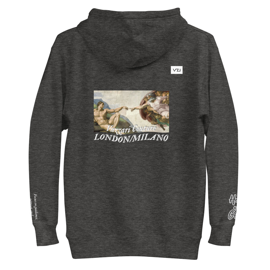 Azurael: Men's Hoodie, Classic Cotton: Focus on guidance, support, and spiritual connection(Help of God)