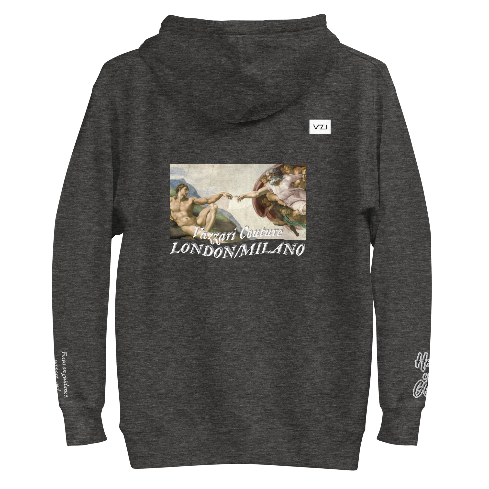 Azurael: Men's Hoodie, Classic Cotton: Focus on guidance, support, and spiritual connection(Help of God)