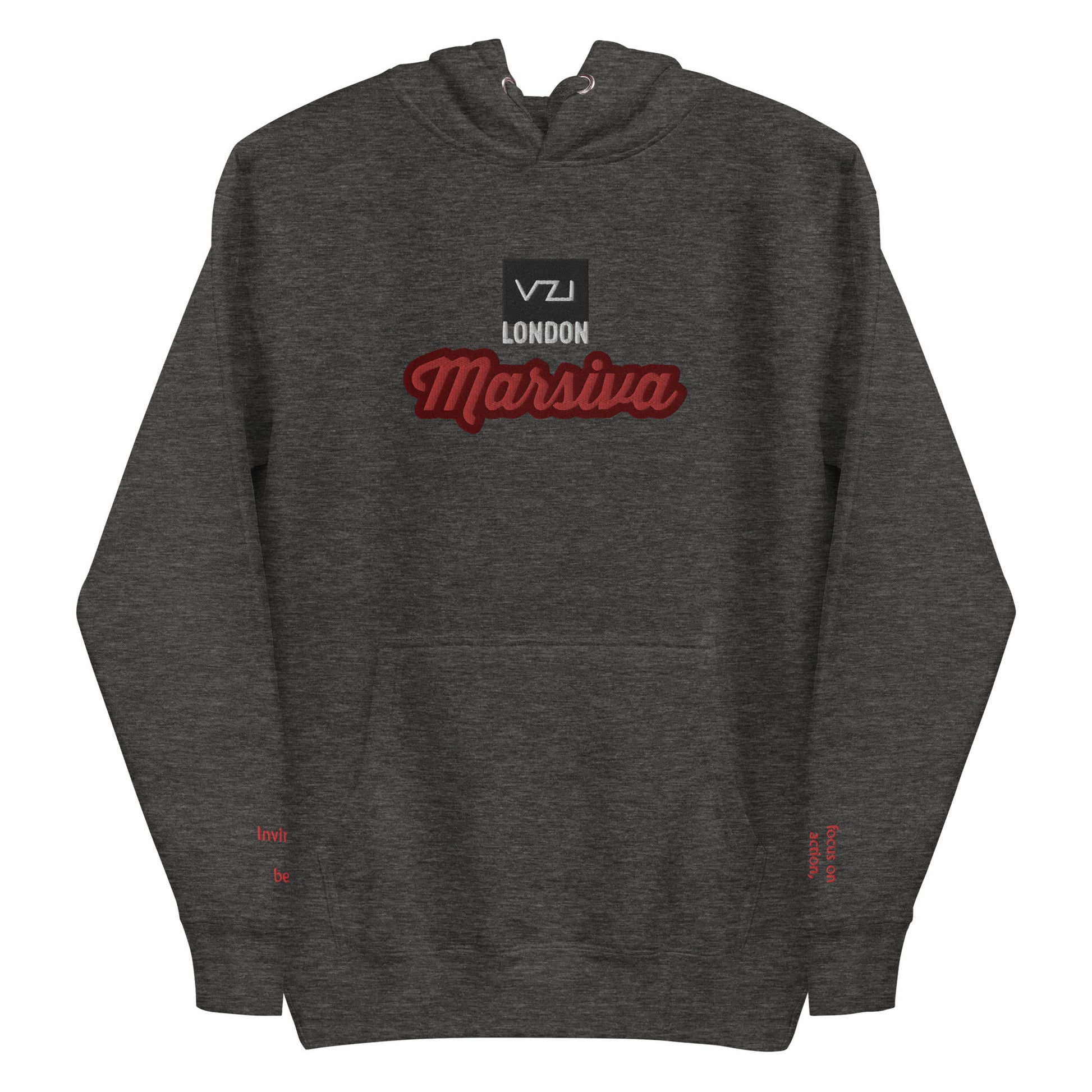 VZI Marsiva Unisex Hoodie - Classic Cotton for Action, Strength, and Power