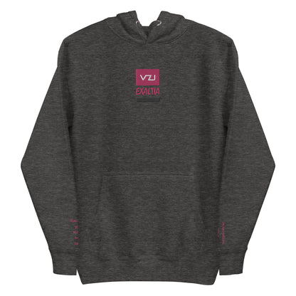 VZI Exaltia Hoodie - Inspiration as driving force writing on left hand