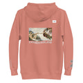 Vazzari Azurael Men's Hoodie – Dusty Rose – back view – clean studio shot