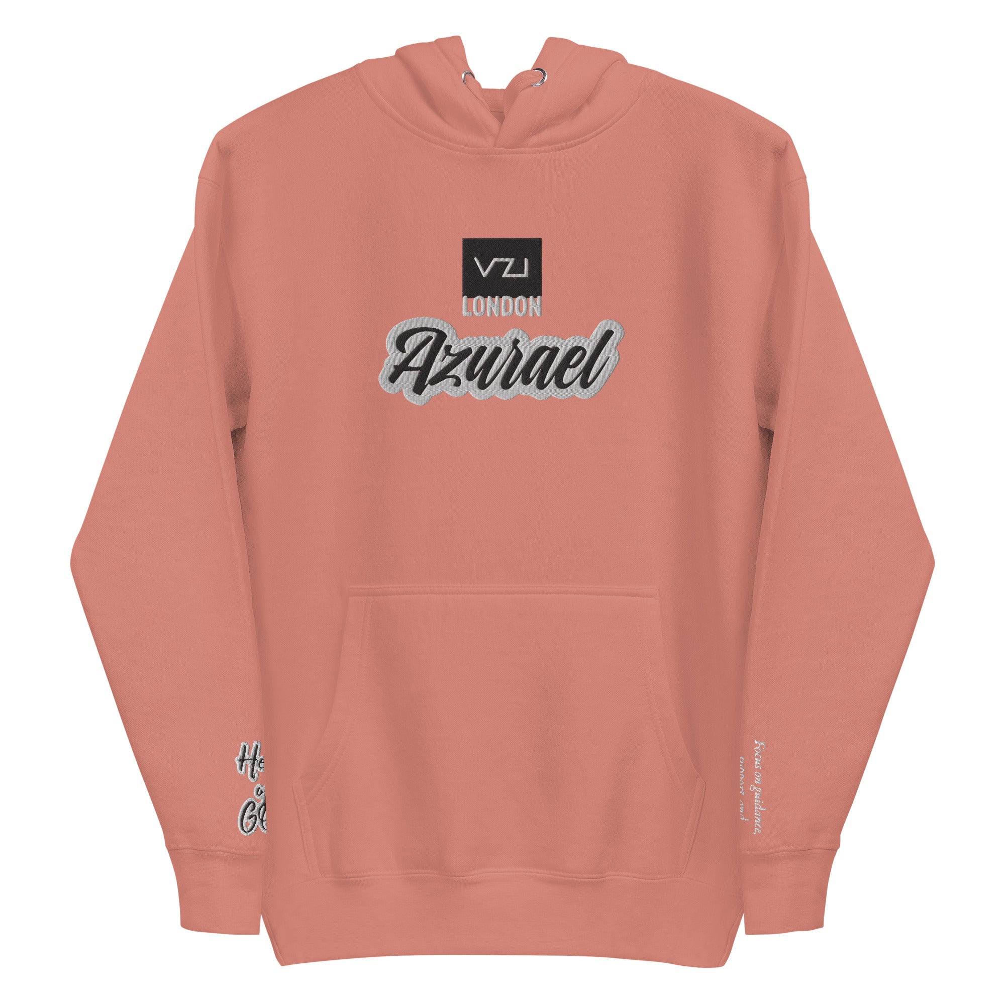Azurael: Men's Hoodie, Classic Cotton: Focus on guidance, support, and spiritual connection(Help of God)