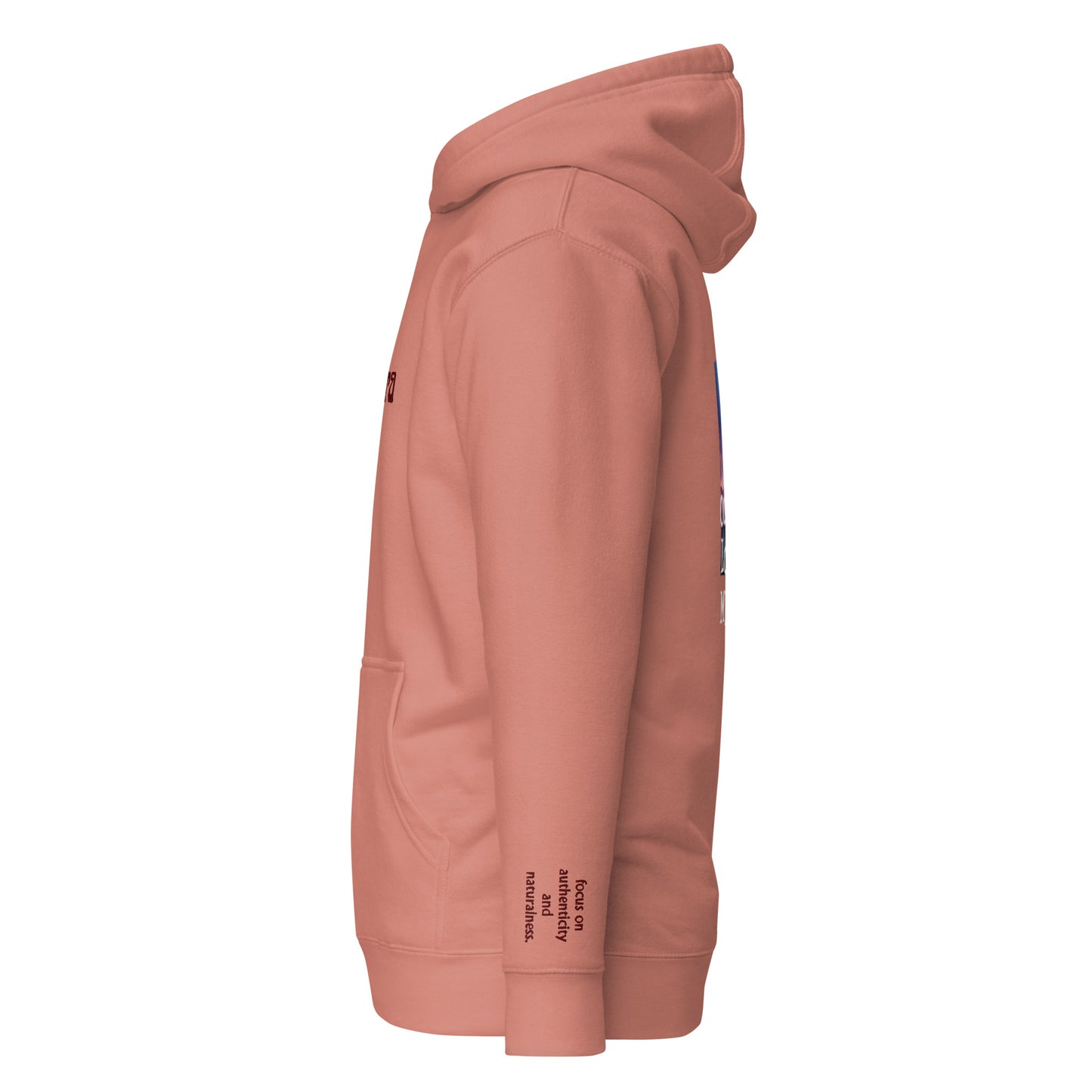 Veriterra: Damen-Hoodie, klassische Baumwolle: Fokus auf Authentizität und Natürlichkeit (Truth Seeking)