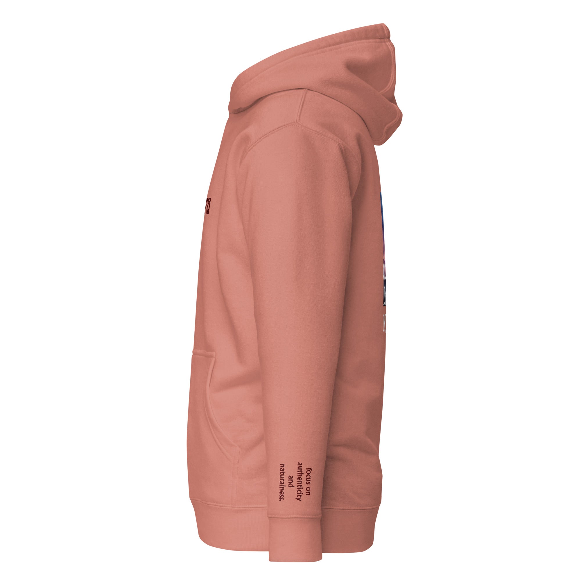 Veriterra: Women's Hoodie, Classic Cotton: Focus on authenticity and naturalness(Truth Seeking) - Vazzari Couture