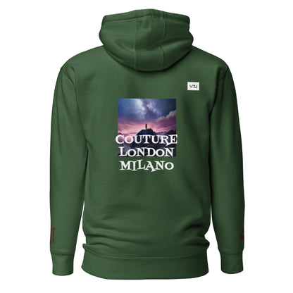 Veriterra: Damen-Hoodie, klassische Baumwolle: Fokus auf Authentizität und Natürlichkeit (Truth Seeking)
