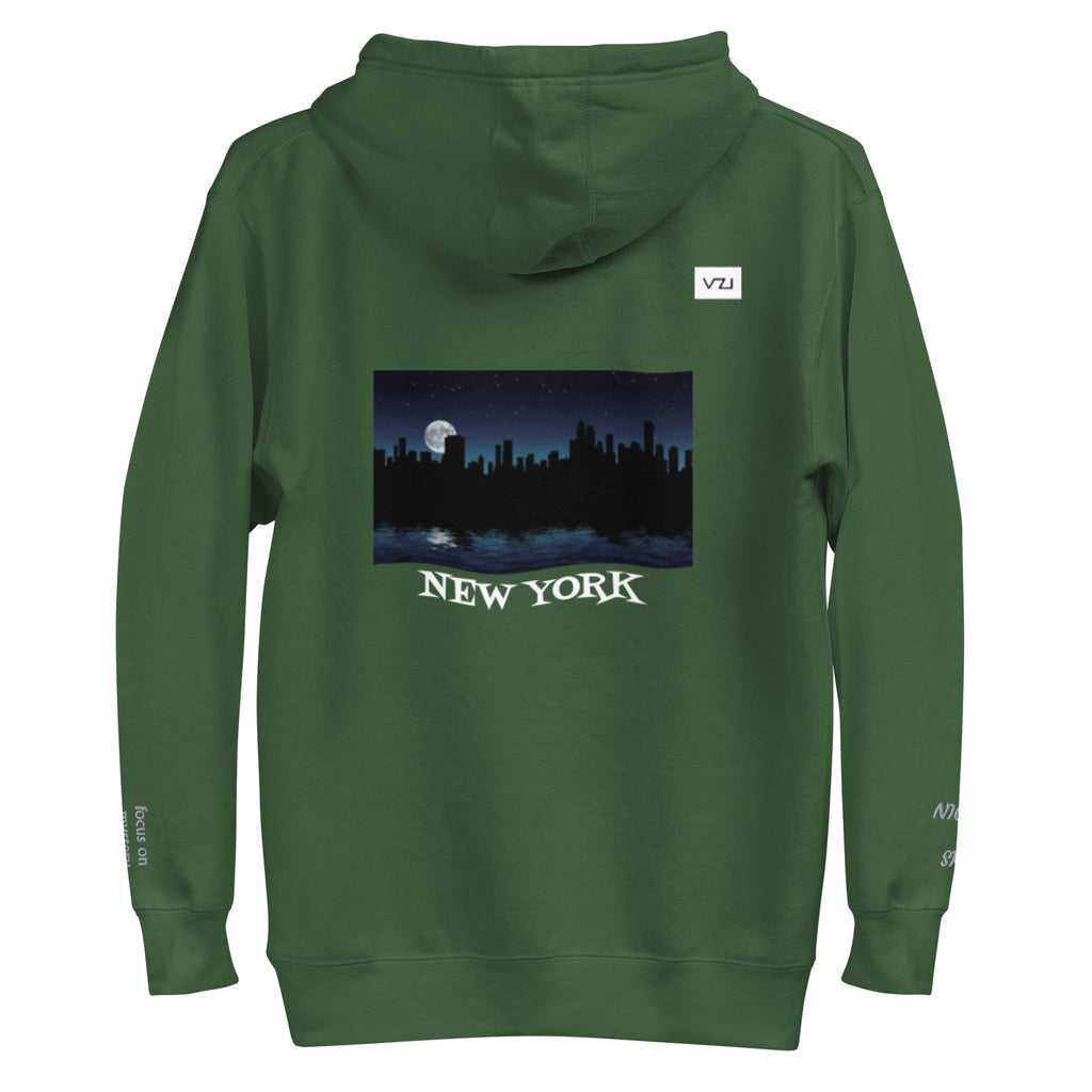 Lunaris: Unisex Hoodie, Classic Cotton: Focus on mystery and intuition(Night Sky)