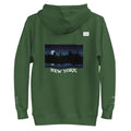 Vazzari Lunaris Hoodie – Forest Green – back view – clean studio shot
