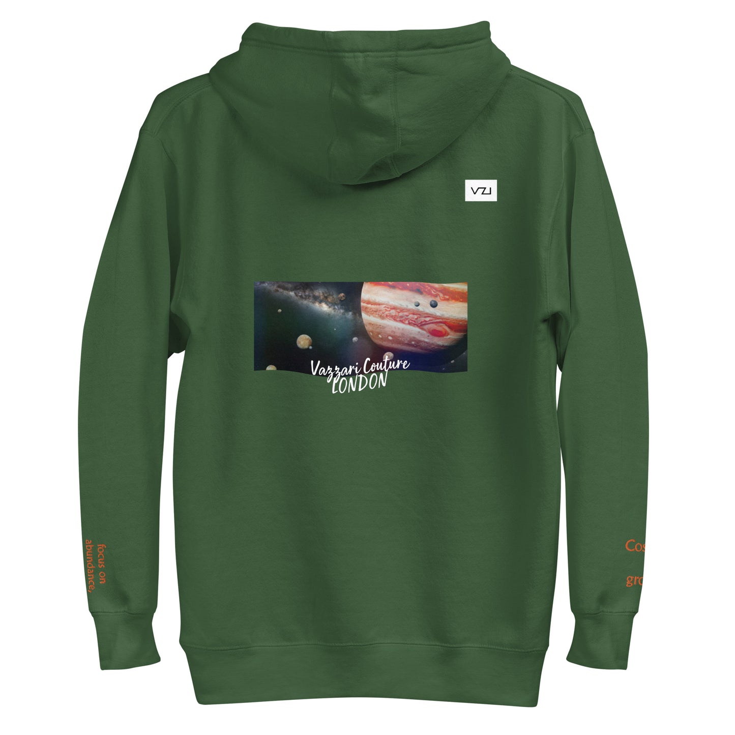 Jovianova: Unisex-Hoodie, klassische Baumwolle: Fokus auf Fülle, Wachstum und Erfolg (kosmisches Wachstum)