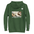 Vazzari Azurael Men's Hoodie – Forest Green – back view – clean studio shot