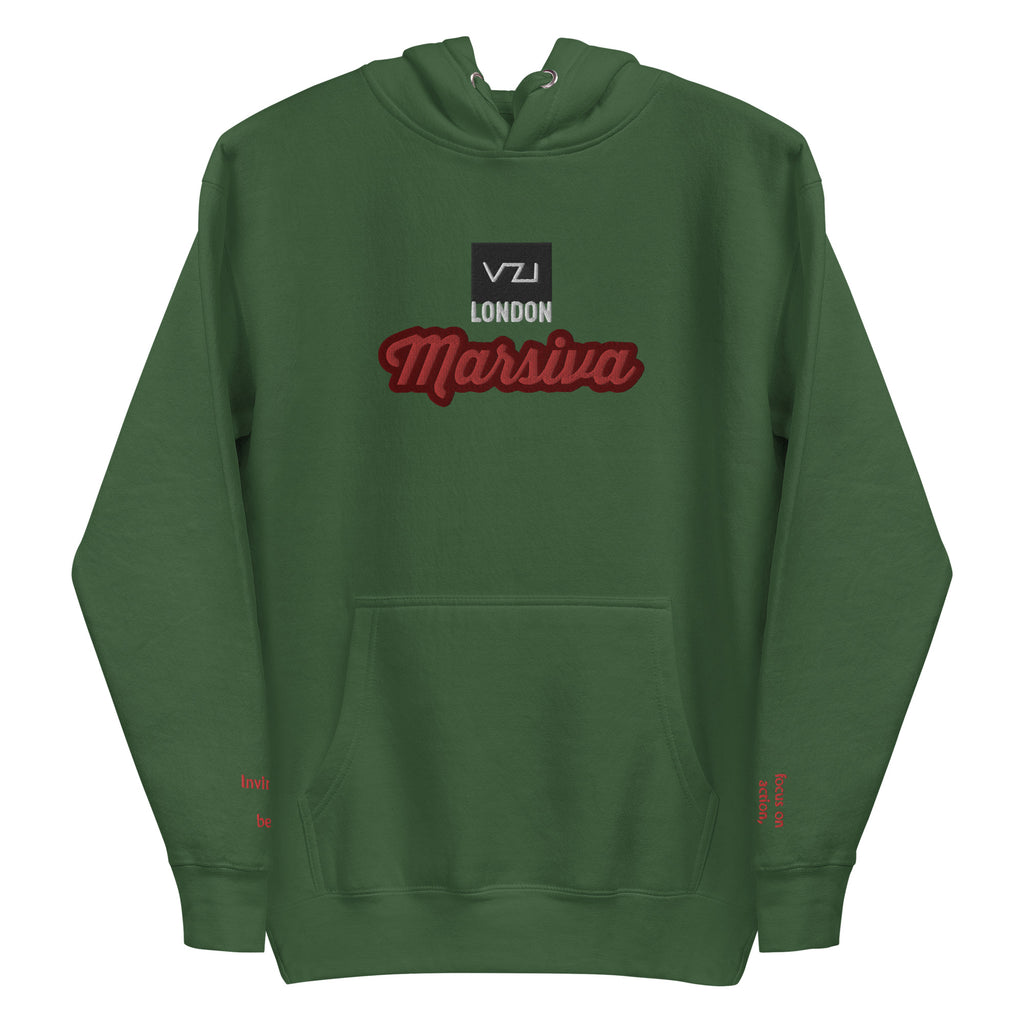 Marsiva: Unisex Hoodie, Classic Cotton: Focus on action, strength, and power( Invincible being)