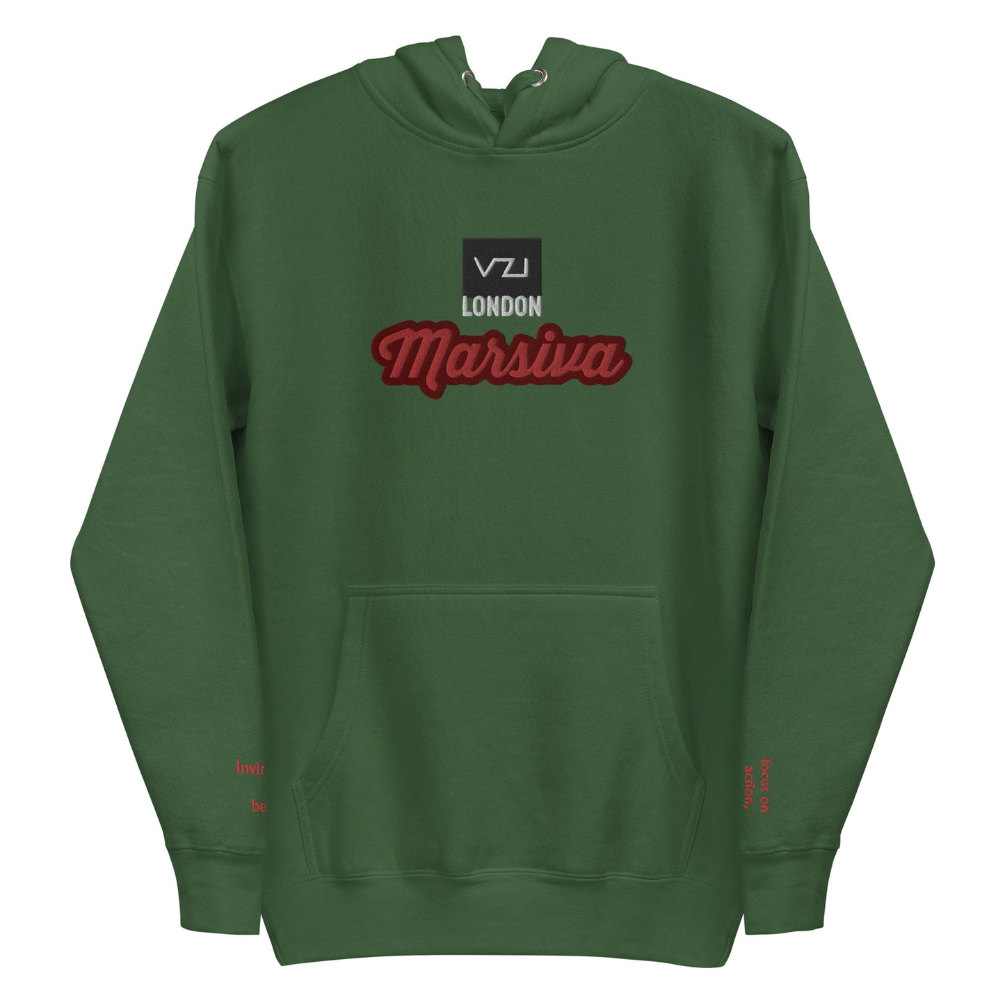Marsiva: Unisex-Hoodie, klassische Baumwolle: Fokus auf Aktion, Stärke und Kraft (unbesiegbares Wesen)