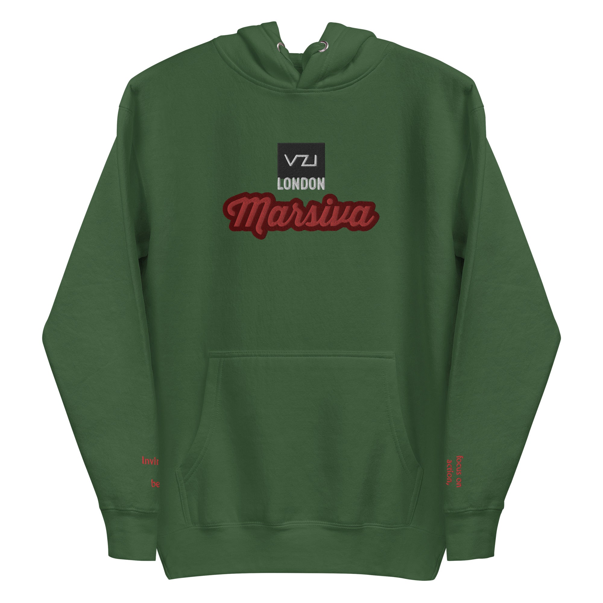 Marsiva: Unisex Hoodie, Classic Cotton: Focus on action, strength, and power( Invincible being)