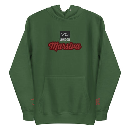 Marsiva: Unisex-Hoodie, klassische Baumwolle: Fokus auf Aktion, Stärke und Kraft (unbesiegbares Wesen)