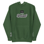 Find guidance and support with Vazzari Couture's Azurael Men's Hoodie made with 100% cotton face, front pouch pocket, self-fabric patch, flat drawstrings, and 3-panel hood. Focus on spiritual connection with Help of God.