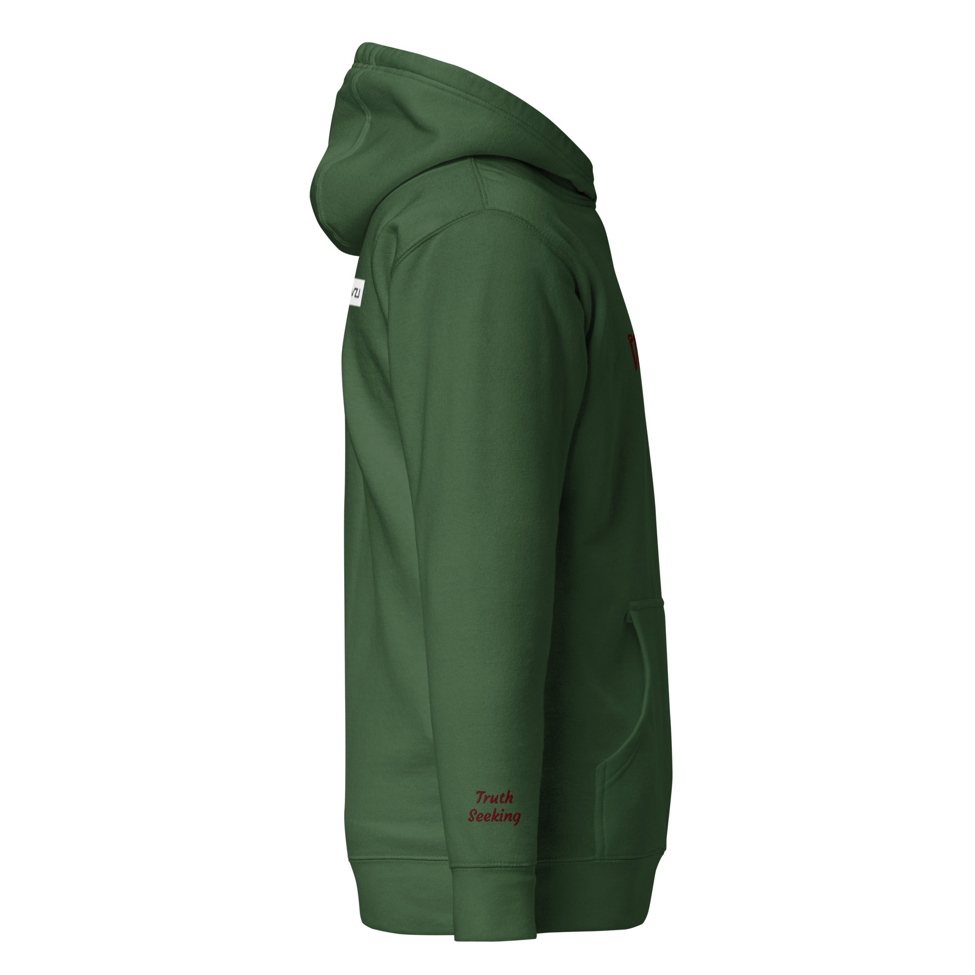 Veriterra: Women's Hoodie, Classic Cotton: Focus on authenticity and naturalness(Truth Seeking) - Vazzari Couture
