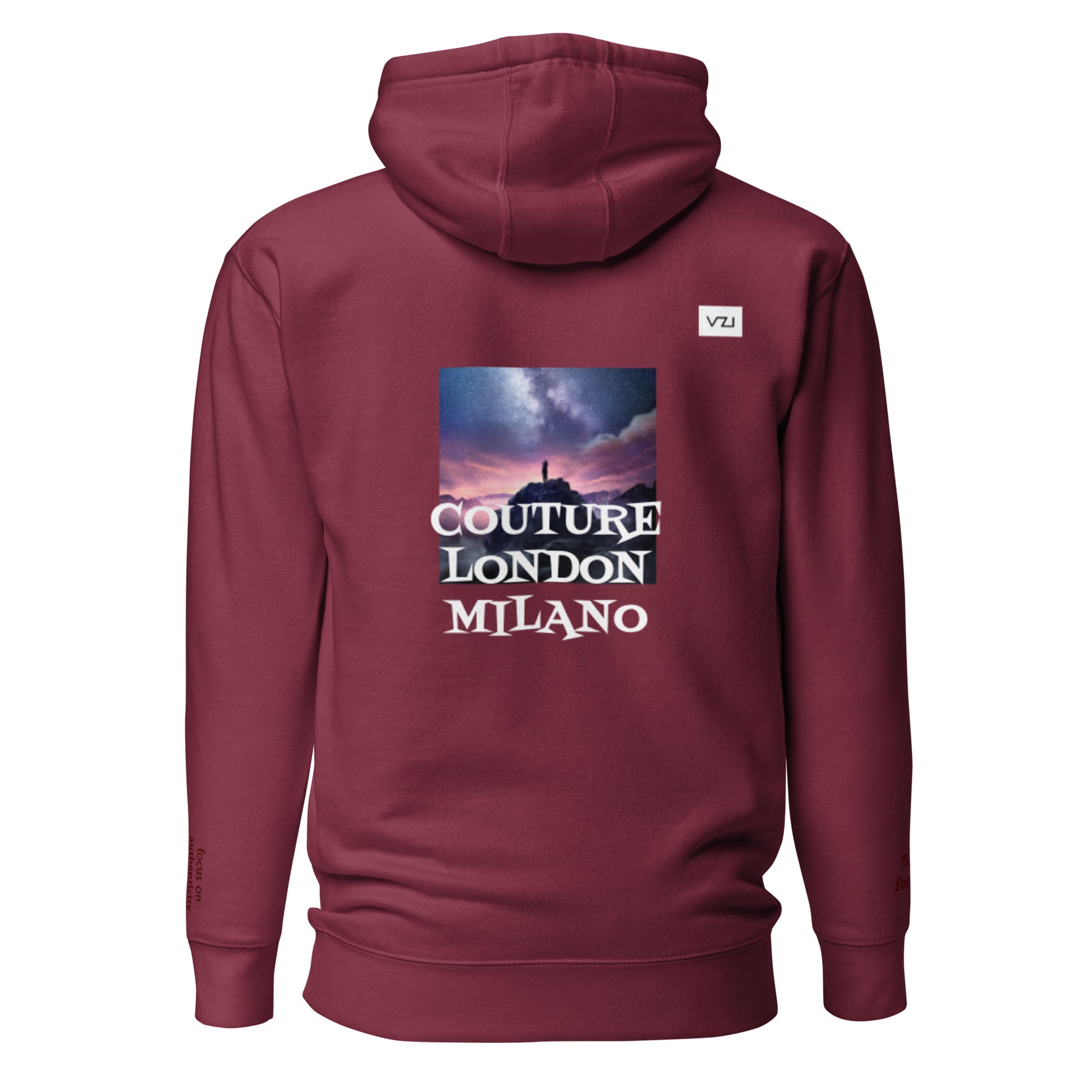 Veriterra: Women's Hoodie, Classic Cotton: Focus on authenticity and naturalness(Truth Seeking)