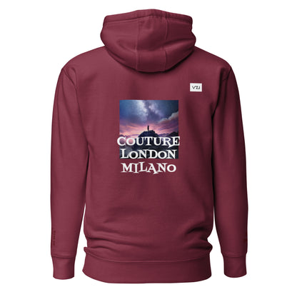 Veriterra: Women's Hoodie, Classic Cotton: Focus on authenticity and naturalness(Truth Seeking)