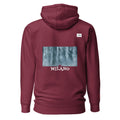 Vazzari Ardentis Hoodie – Maroon – back view – clean studio shot