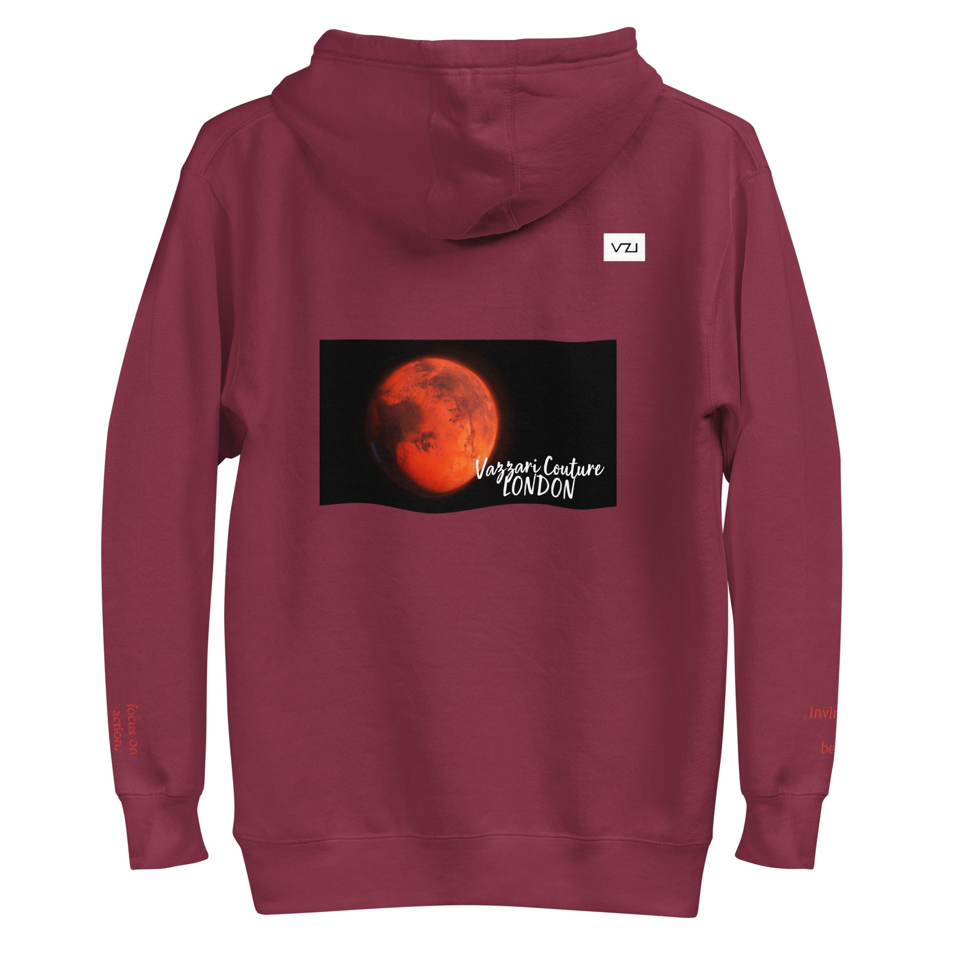 VZI Marsiva Unisex Hoodie - Classic Cotton for Action, Strength, and Power
