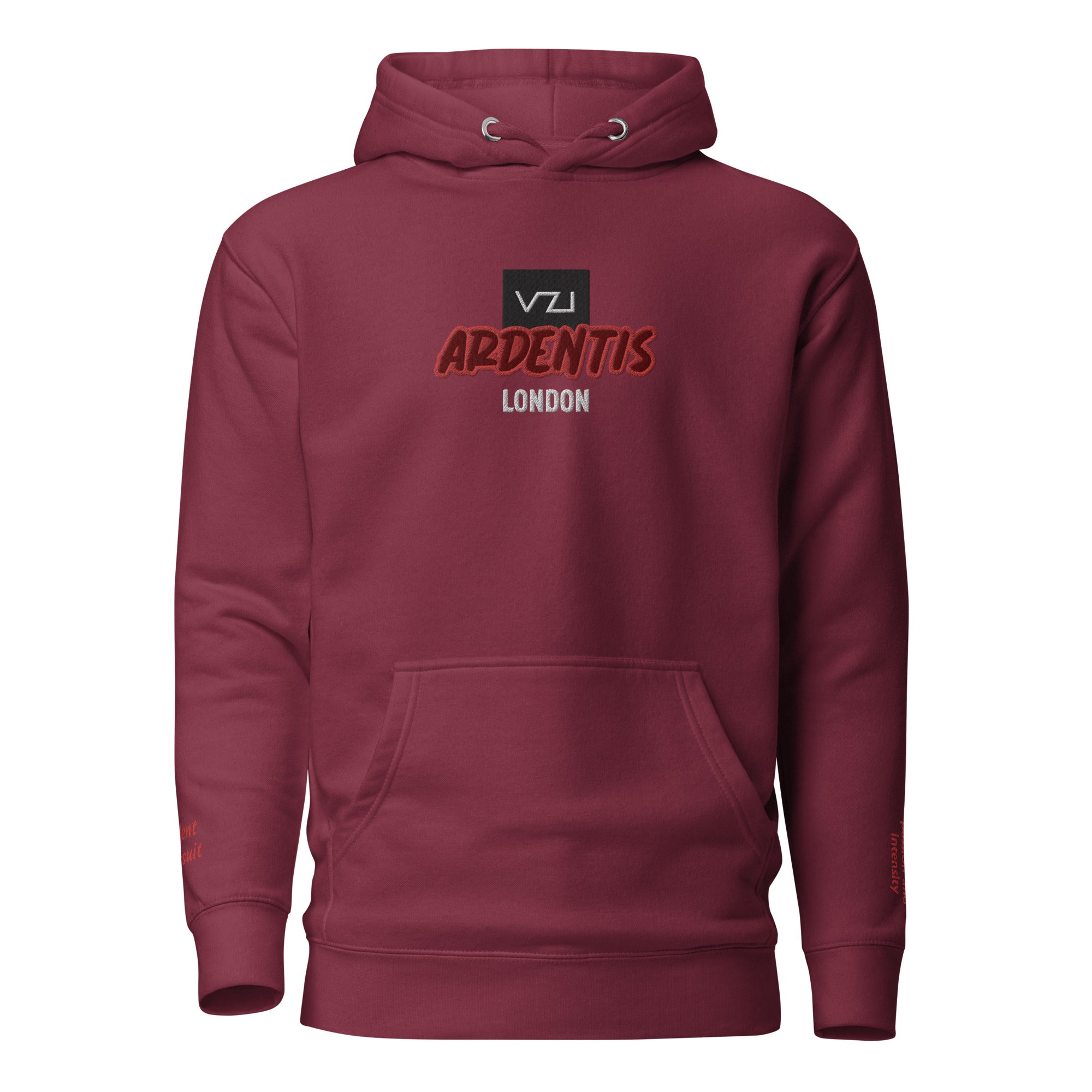 Ardentis: Unisex Hoodie, Classic Cotton: Focus on passion and intensity(Ardent Pursuit) - Vazzari Couture