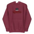 MAROON VZI Marsiva Unisex Hoodie - Classic Cotton for Action, Strength, and Power
