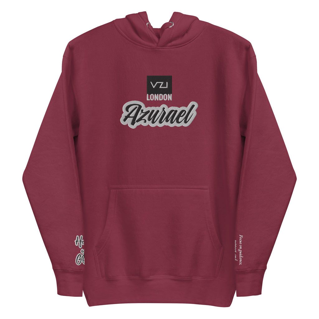 Azurael: Men's Hoodie, Classic Cotton: Focus on guidance, support, and spiritual connection(Help of God)