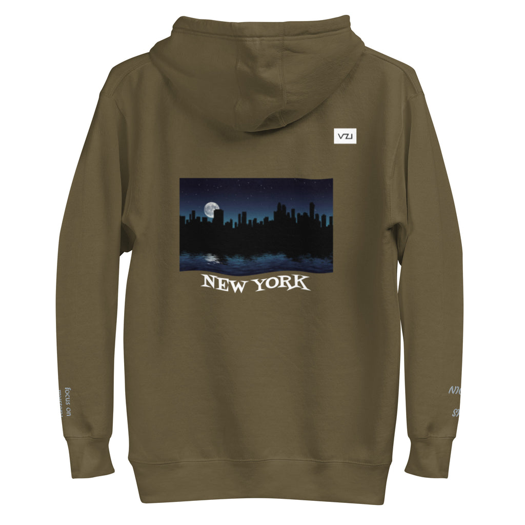 Lunaris: Unisex Hoodie, Classic Cotton: Focus on mystery and intuition(Night Sky)