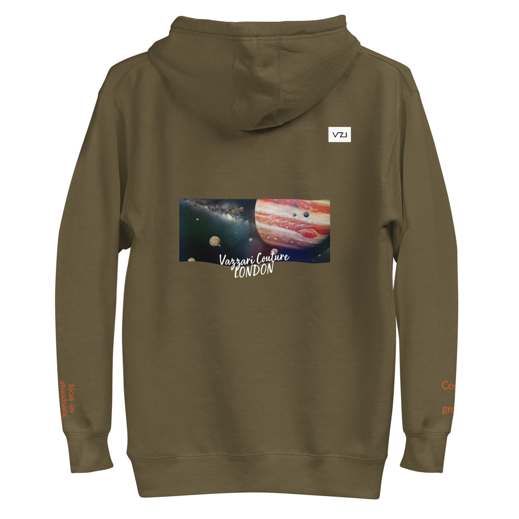Jovianova: Unisex Hoodie, Classic Cotton: Focus on abundance, growth, and success(Cosmic growth)