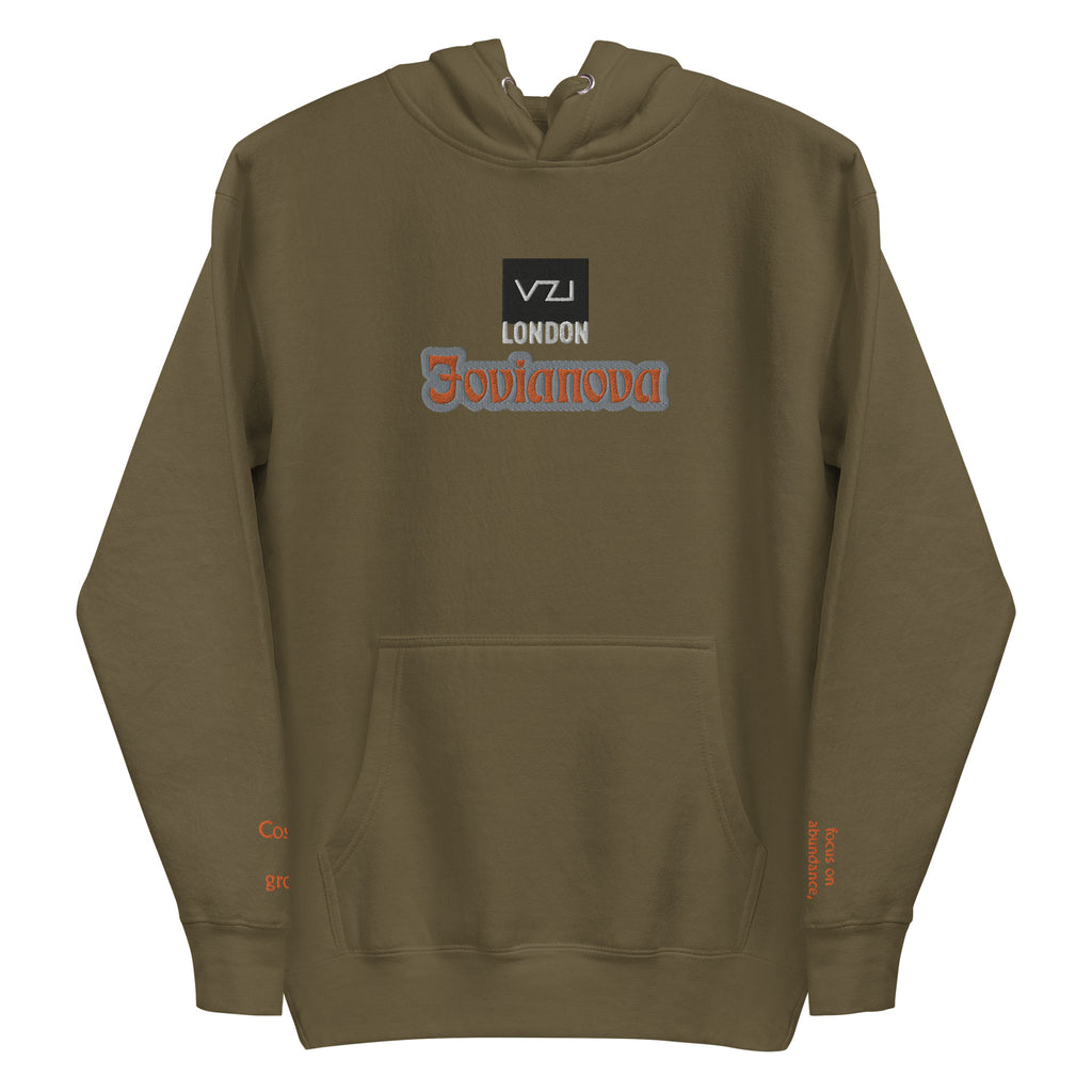 Jovianova: Unisex Hoodie, Classic Cotton: Focus on abundance, growth, and success(Cosmic growth)
