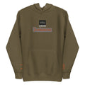 Vazzari Jovianova Hoodie – Military Green – front view – clean studio shot