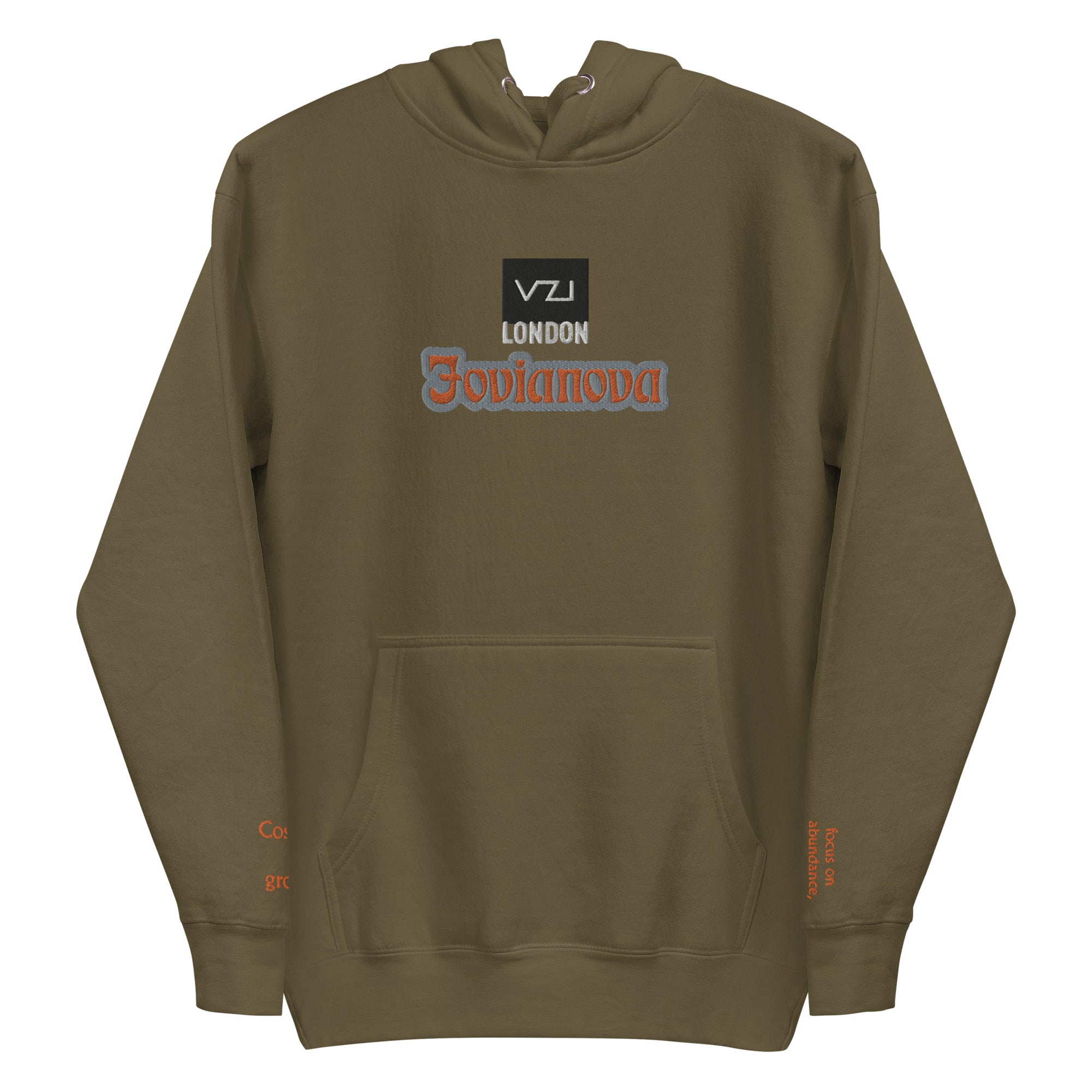 Jovianova: Unisex Hoodie, Classic Cotton: Focus on abundance, growth, and success(Cosmic growth)