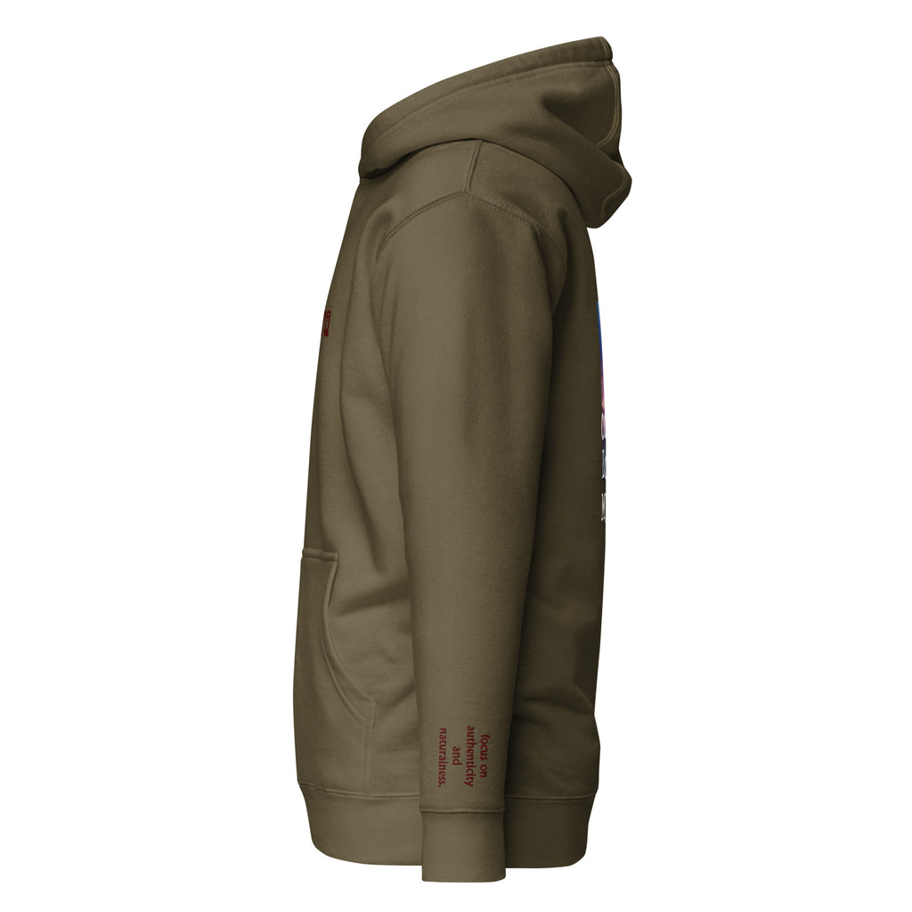 Veriterra: Women's Hoodie, Classic Cotton: Focus on authenticity and naturalness(Truth Seeking) - Vazzari Couture