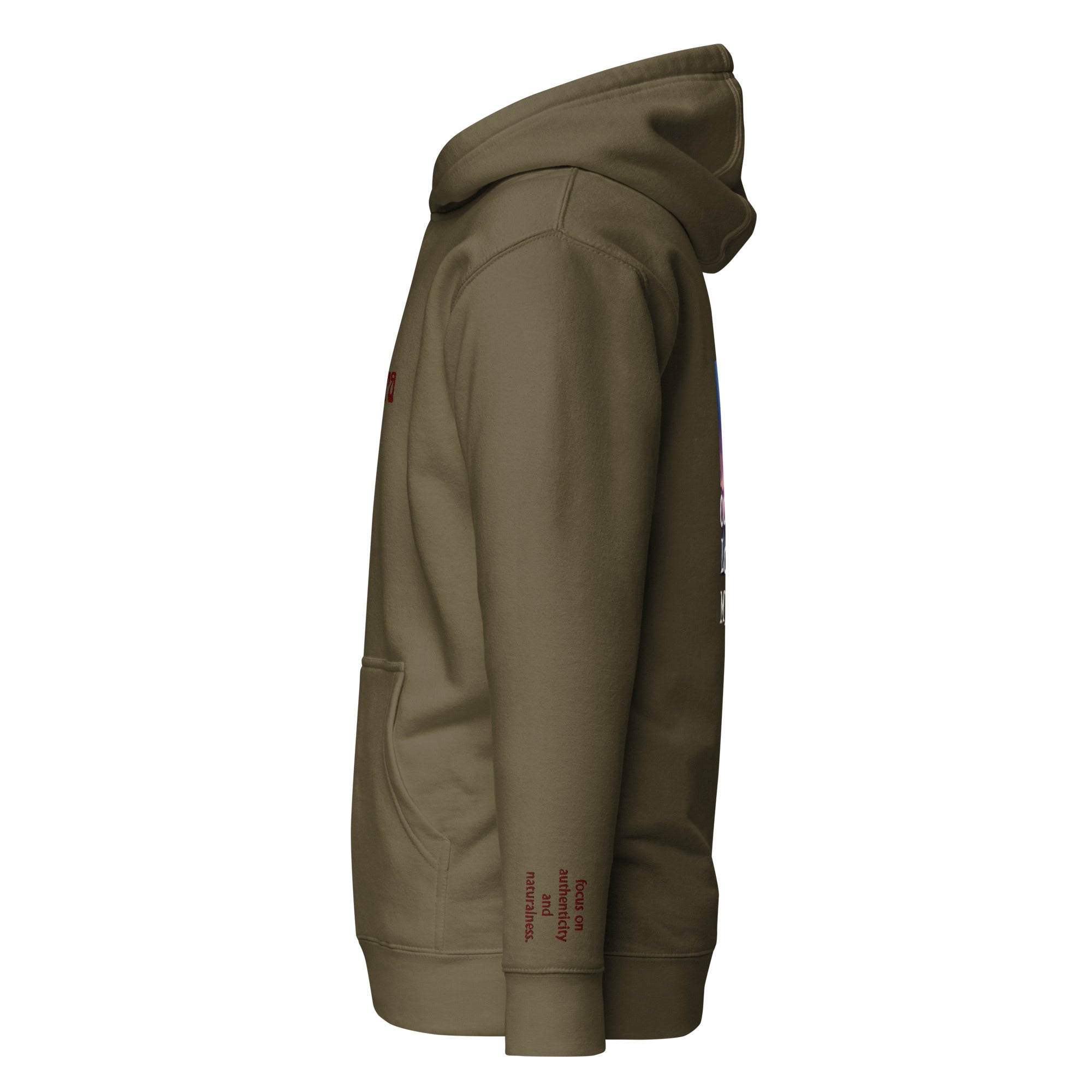 Veriterra: Women's Hoodie, Classic Cotton: Focus on authenticity and naturalness(Truth Seeking) - Vazzari Couture
