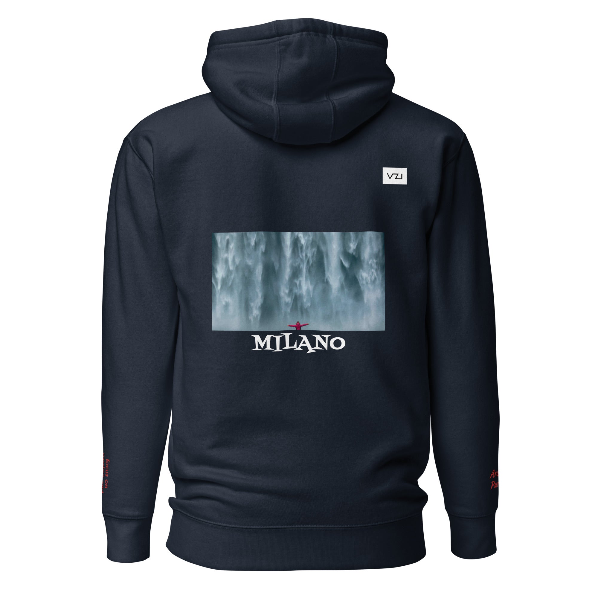 Ardentis: Unisex Hoodie, Classic Cotton: Focus on passion and intensity(Ardent Pursuit) - Vazzari Couture