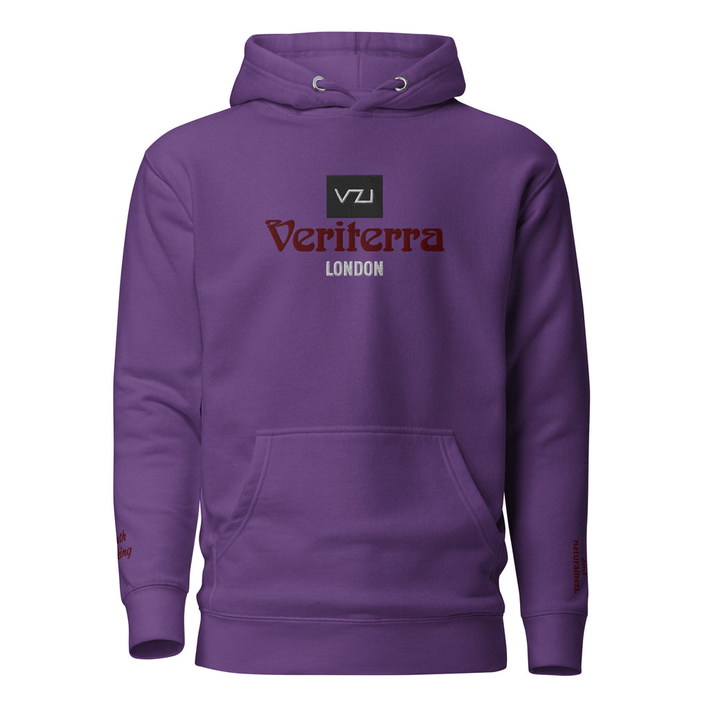 Veriterra: Women's Hoodie, Classic Cotton: Focus on authenticity and naturalness(Truth Seeking) - Vazzari Couture