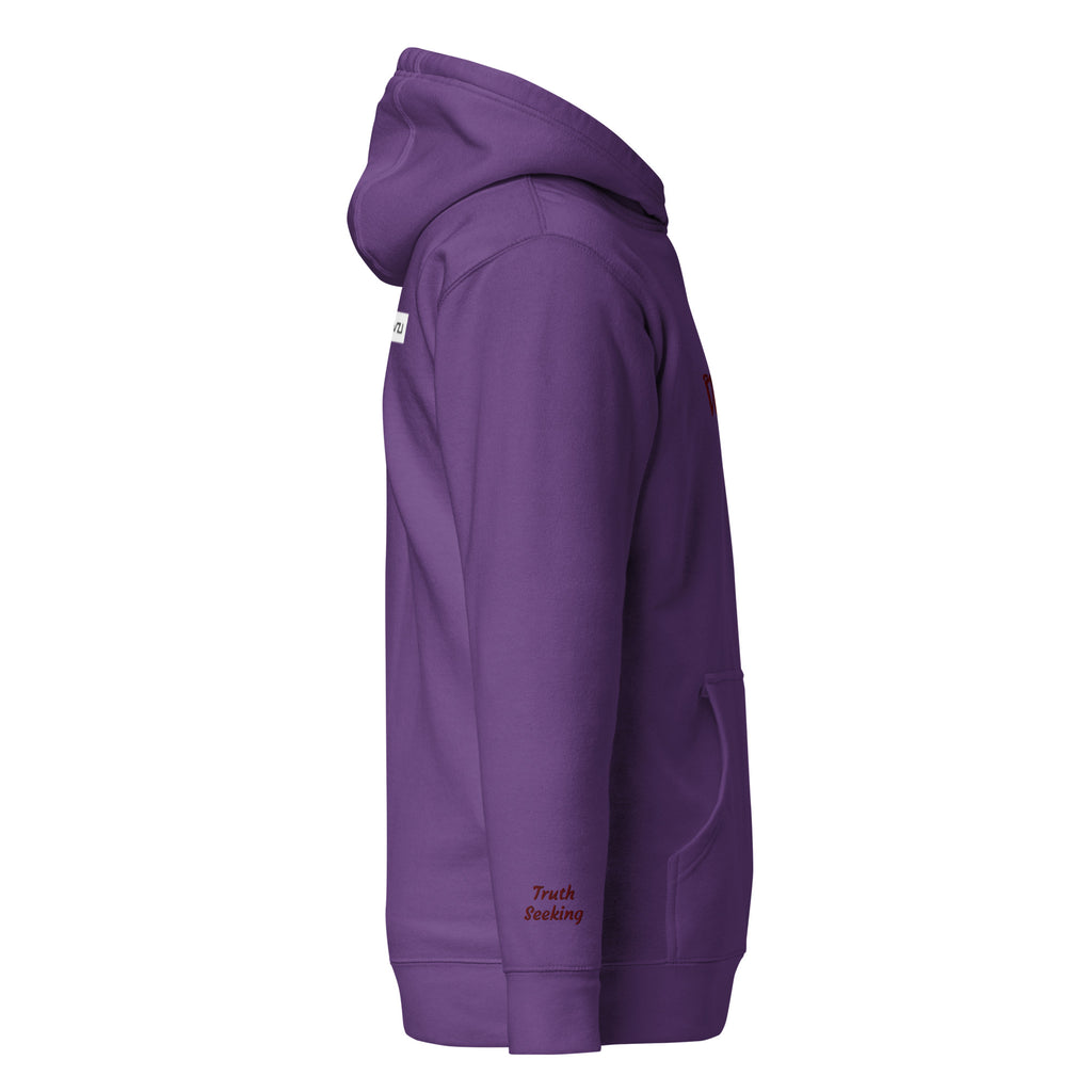Veriterra: Women's Hoodie, Classic Cotton: Focus on authenticity and naturalness(Truth Seeking) - Vazzari Couture