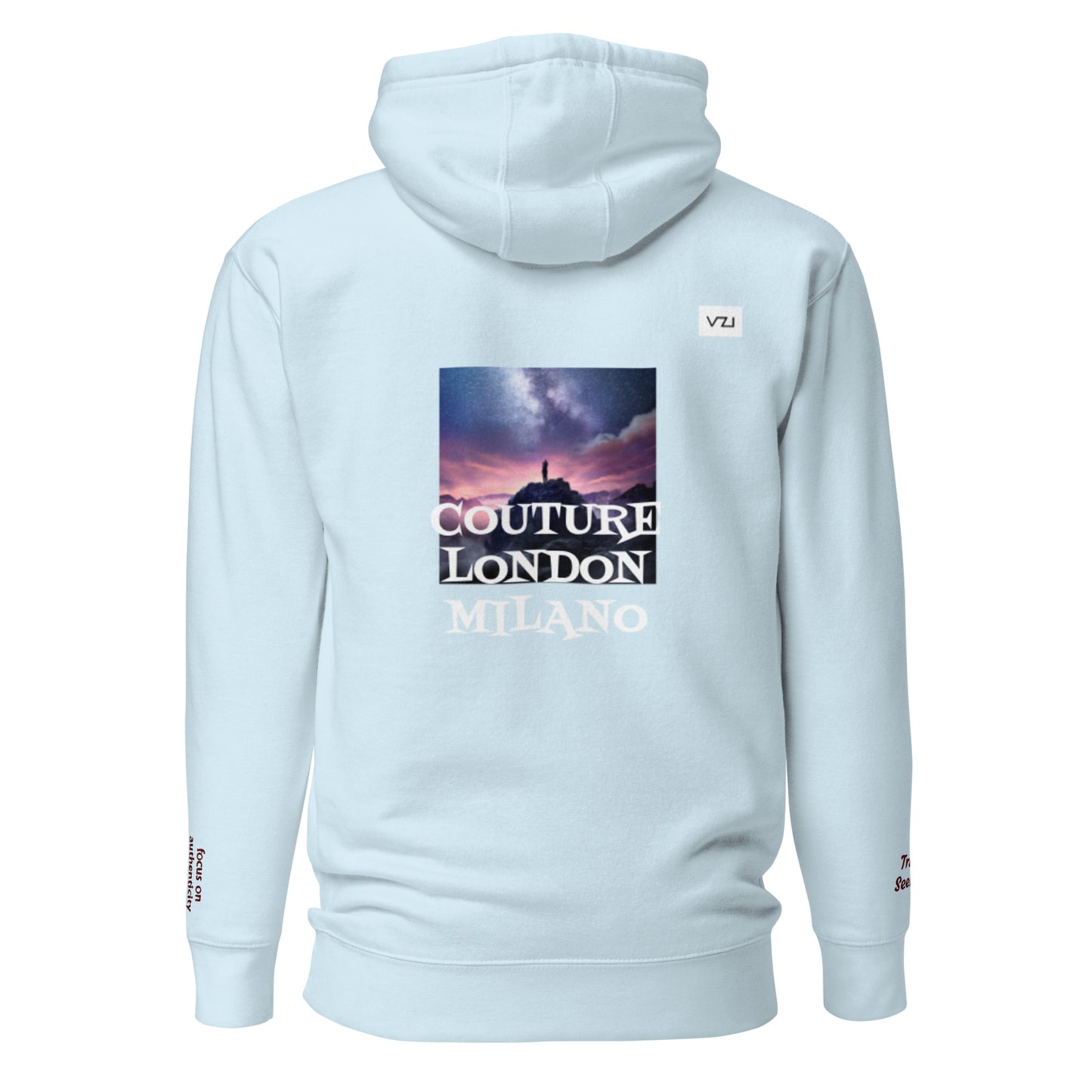 Veriterra: Damen-Hoodie, klassische Baumwolle: Fokus auf Authentizität und Natürlichkeit (Truth Seeking)