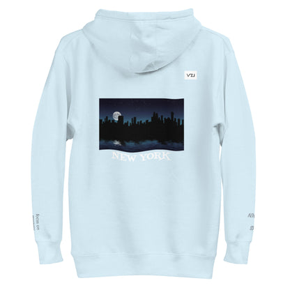 Lunaris: Unisex Hoodie, Classic Cotton: Focus on mystery and intuition(Night Sky)