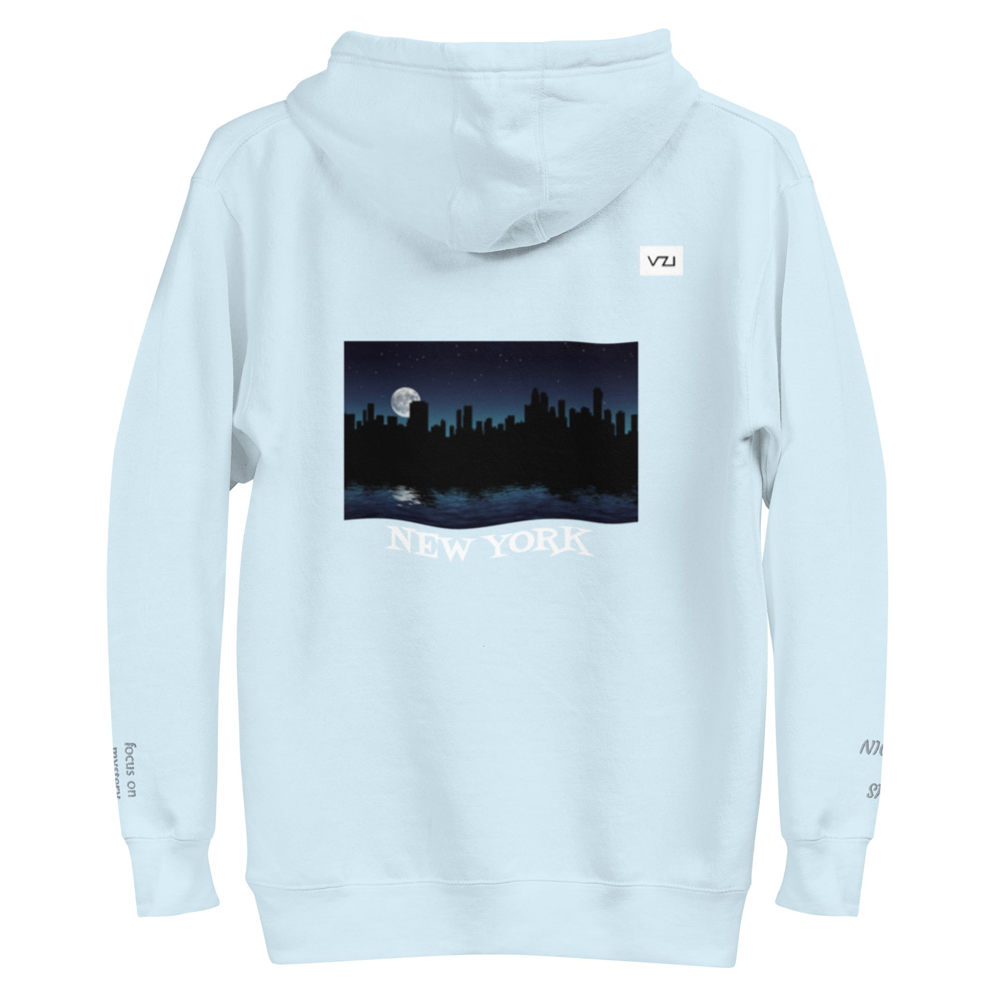Lunaris: Unisex-Hoodie, klassische Baumwolle: Fokus auf Mysterium und Intuition (Nachthimmel)