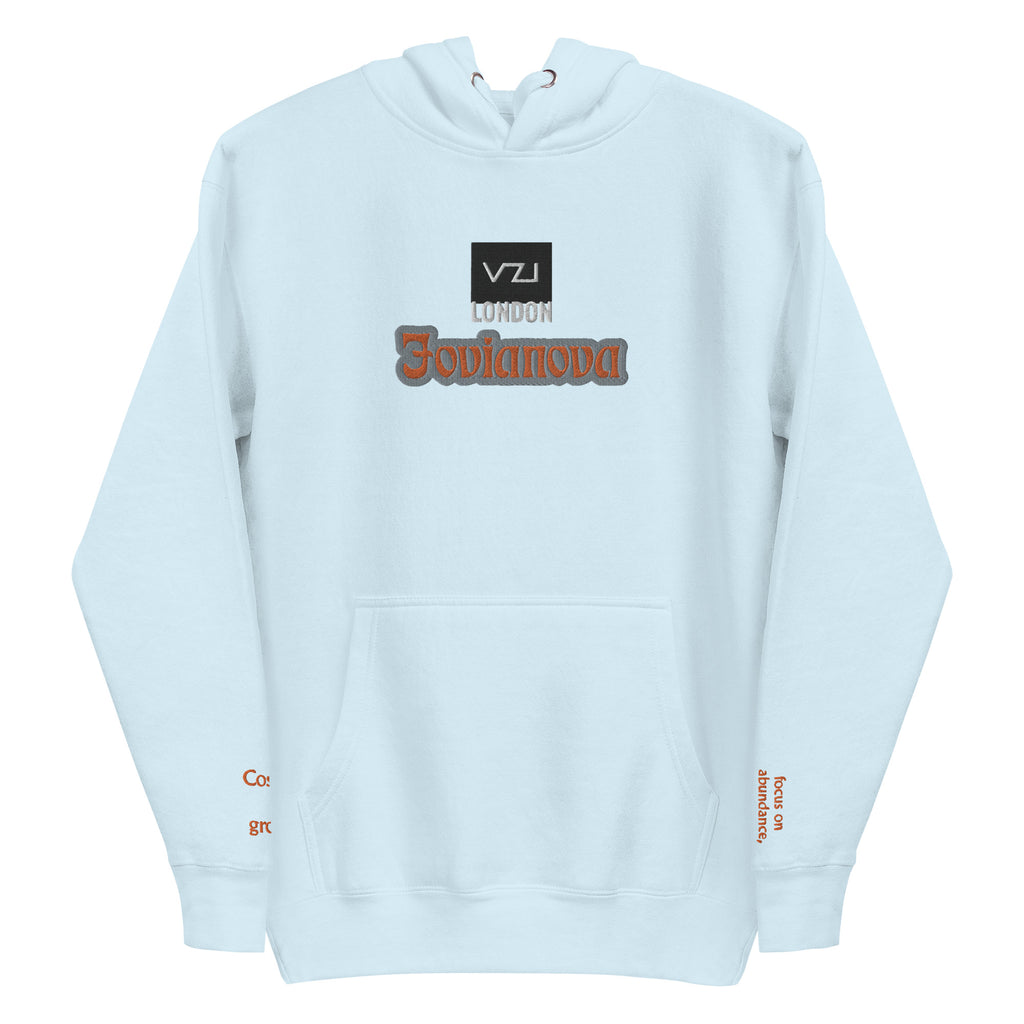 Jovianova: Unisex Hoodie, Classic Cotton: Focus on abundance, growth, and success(Cosmic growth)