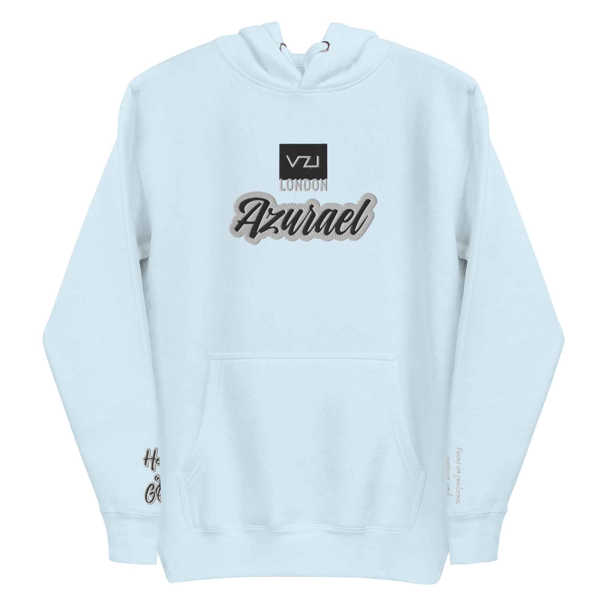 Azurael: Men's Hoodie, Classic Cotton: Focus on guidance, support, and spiritual connection(Help of God)