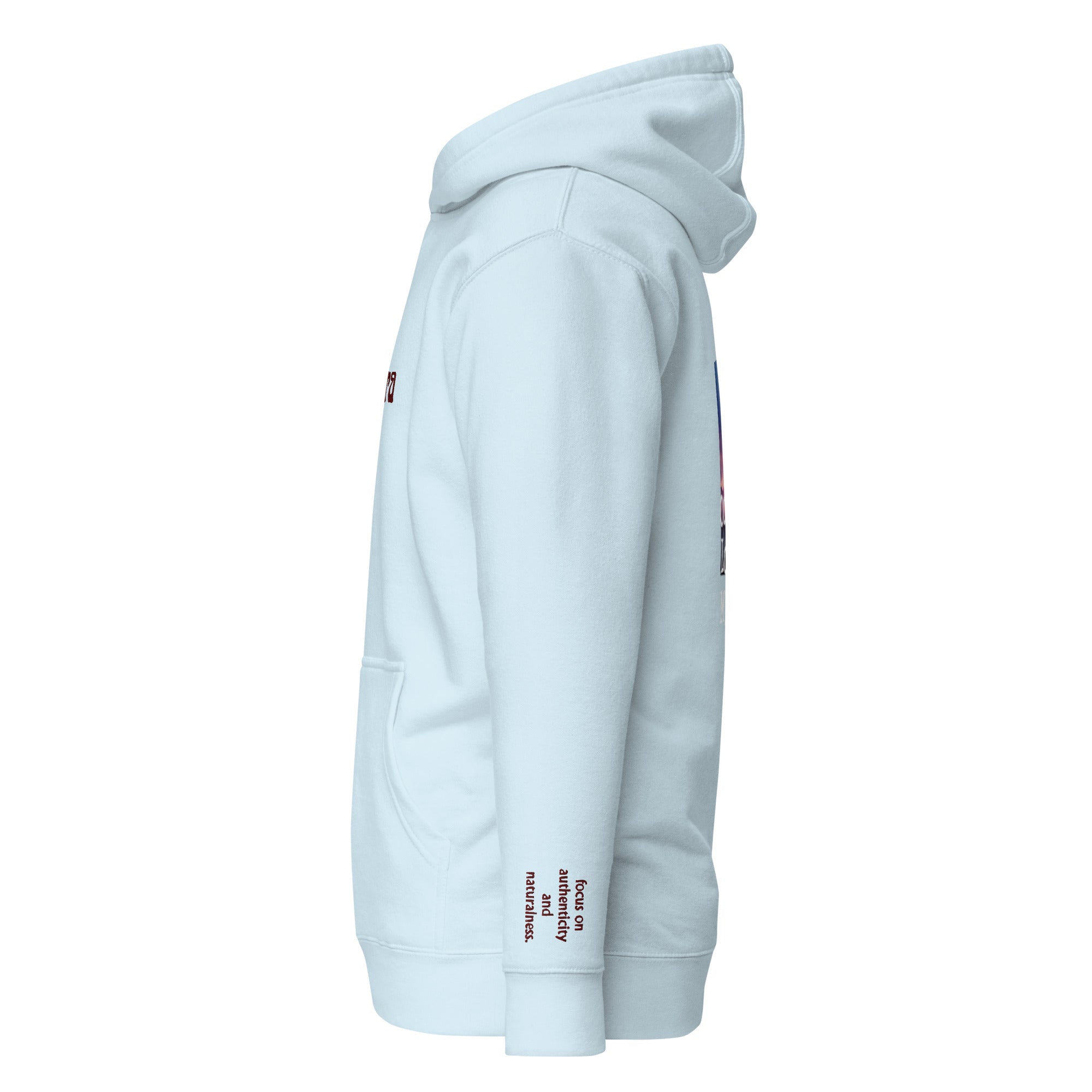 Veriterra: Women's Hoodie, Classic Cotton: Focus on authenticity and naturalness(Truth Seeking) - Vazzari Couture