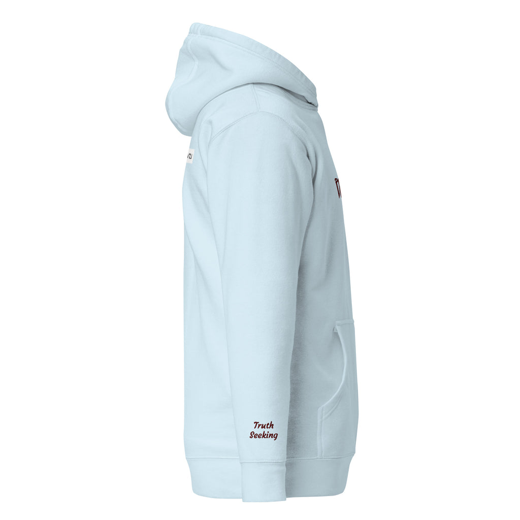 Veriterra: Women's Hoodie, Classic Cotton: Focus on authenticity and naturalness(Truth Seeking) - Vazzari Couture