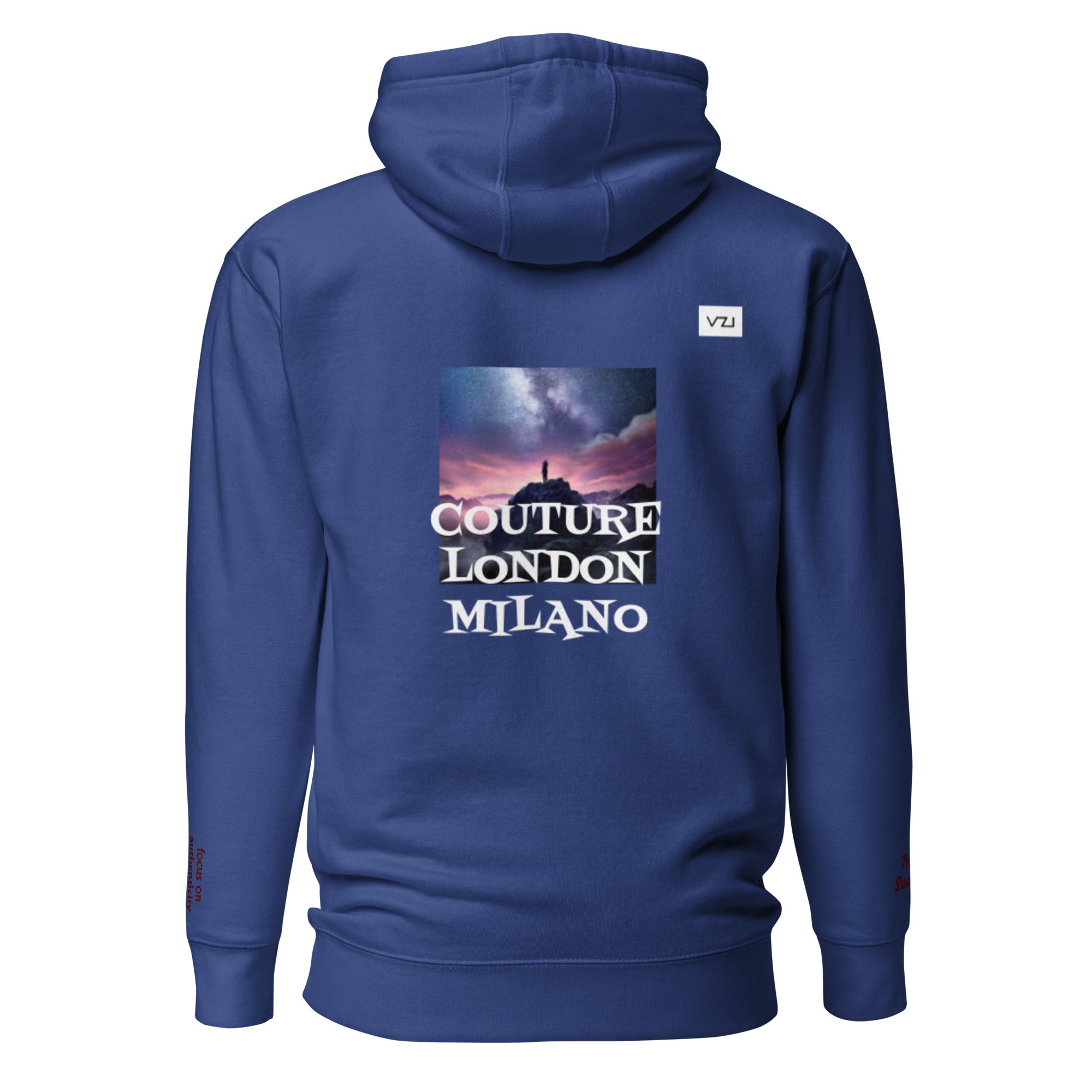 Veriterra: Women's Hoodie, Classic Cotton: Focus on authenticity and naturalness(Truth Seeking) - Vazzari Couture