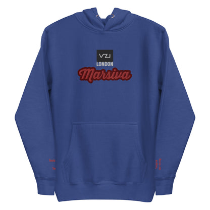 VZI Marsiva Unisex Hoodie - Classic Cotton for Action, Strength, and Power