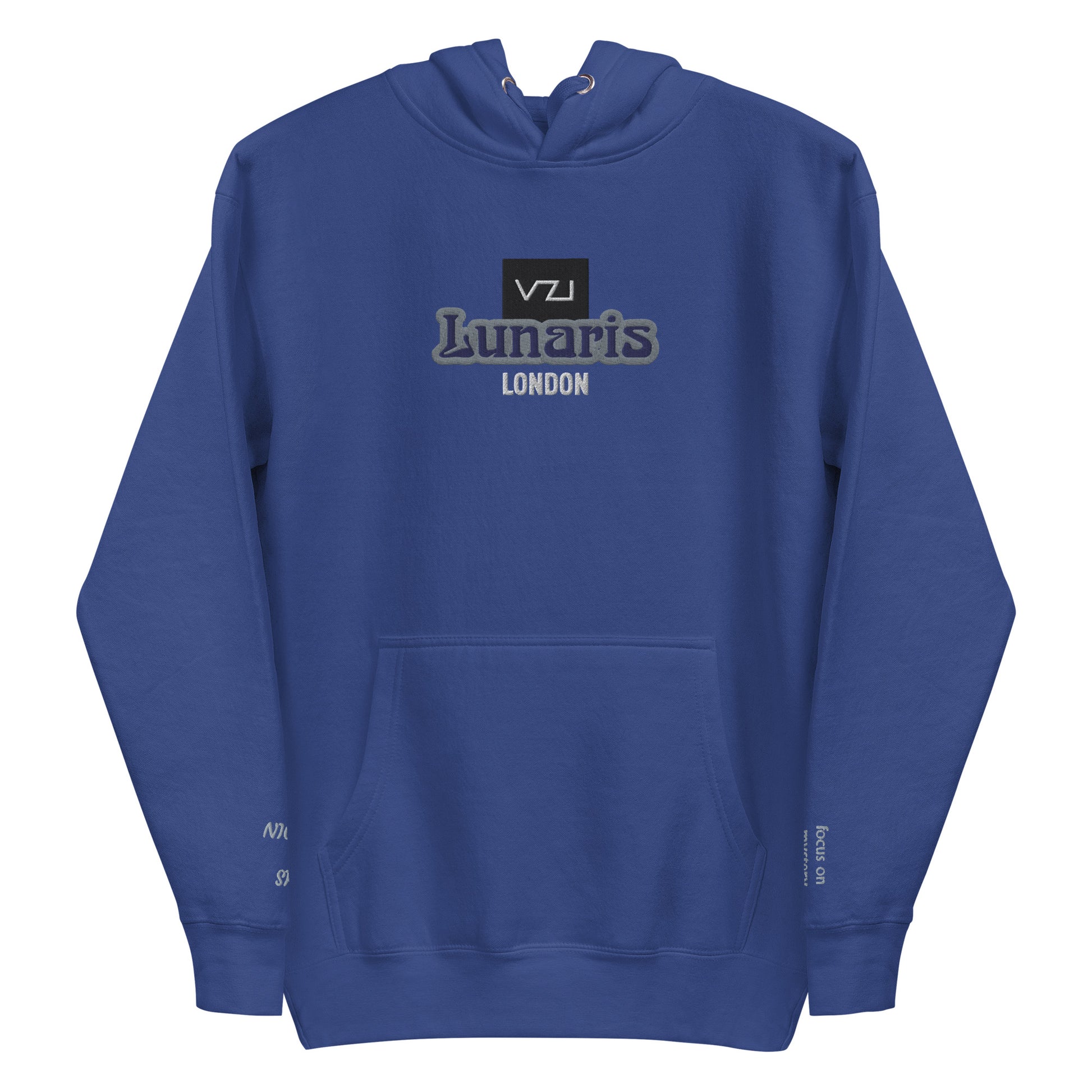 Lunaris - A name inspired by the moon, suggesting a focus on mystery, intuition, and femininity. This classic streetwear piece of apparel features a convenient pouch pocket and warm hood for chilly evenings. Made with 100% cotton face and 65% ring-spun cotton and 35% polyester, this hoodie is perfect for layering up year-round. The self-fabric patch on the back, matching flat drawstrings, and 3-panel hood add a stylish touch to the cozy design.