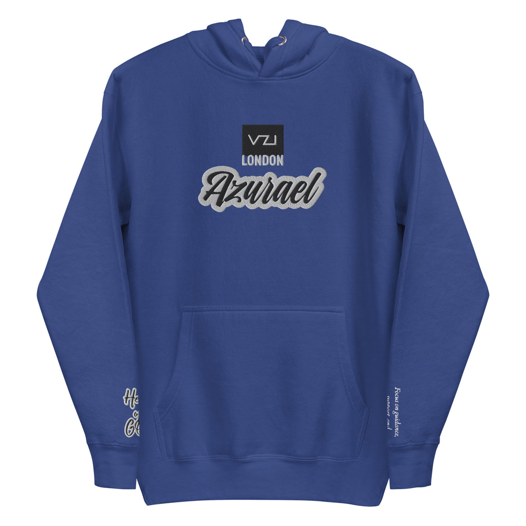 Azurael: Men's Hoodie, Classic Cotton: Focus on guidance, support, and spiritual connection(Help of God)