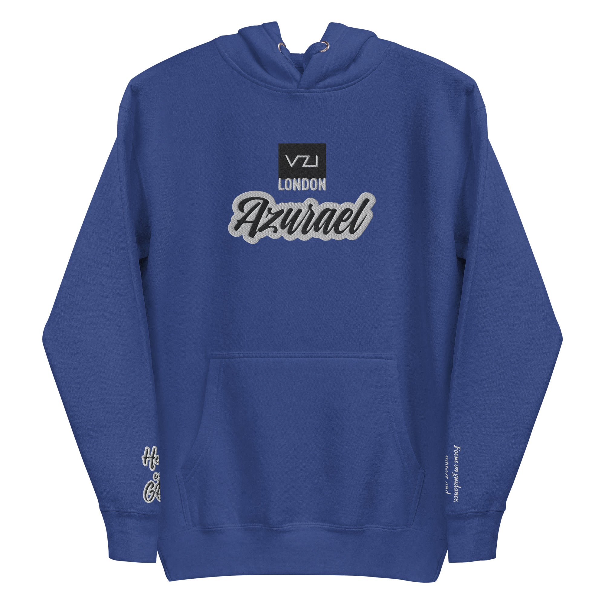 Azurael: Men's Hoodie, Classic Cotton: Focus on guidance, support, and spiritual connection(Help of God)